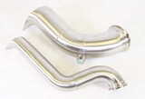 PLM® Honda K-Series Power Driven D-Series Hood Exit Up-pipe & Dump Tube for Top Mount Turbo Manifold