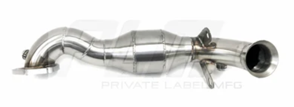 PLM® (07+) Mini Cooper/Clubman/JCW 304SS 3" Catless Down Pipe Kit
