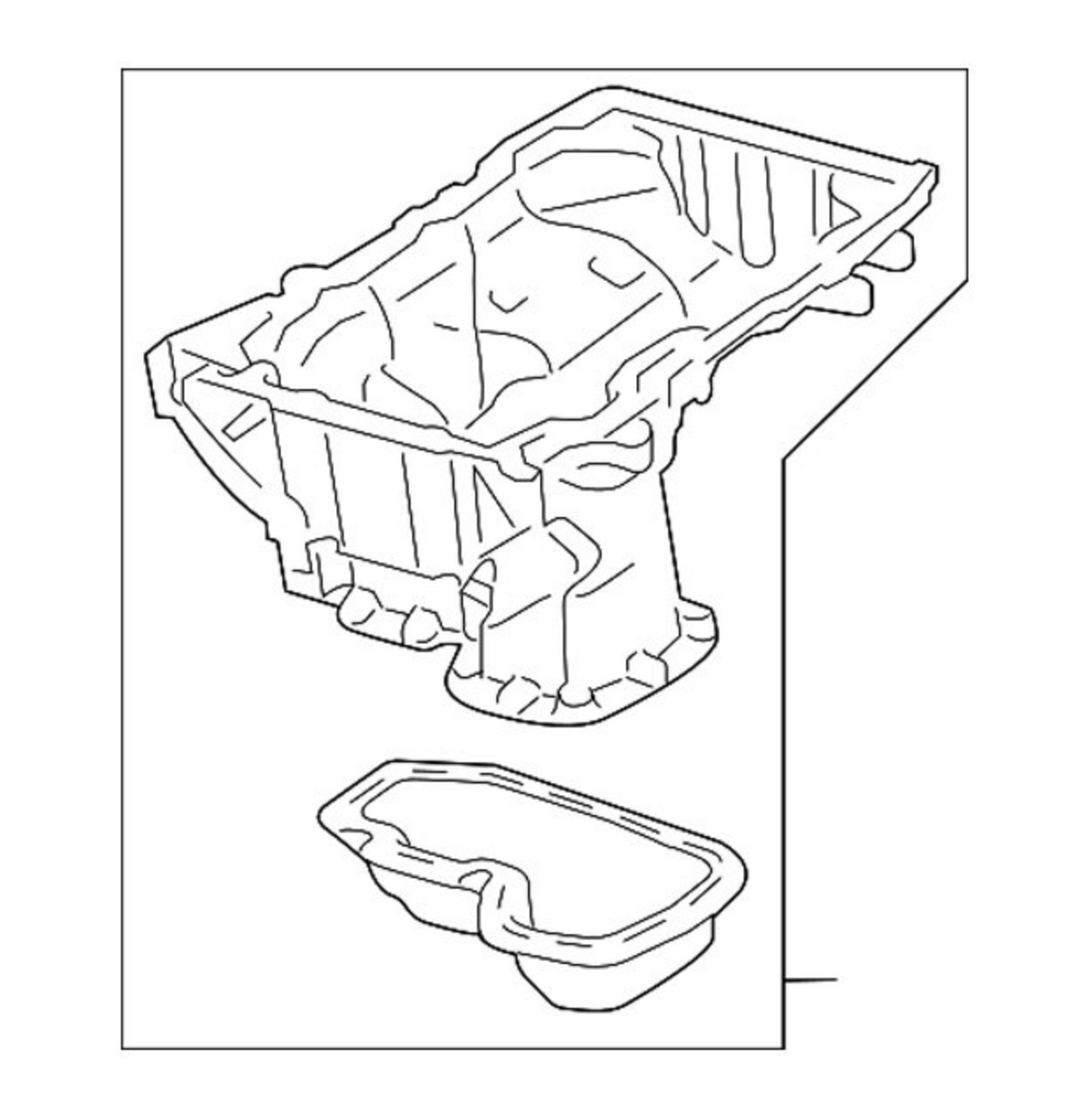 Mopar #05037634AC 300/Challenger/Charger OEM Engine Oil Pan

