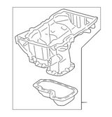Mopar #05037634AC 300/Challenger/Charger OEM Engine Oil Pan

