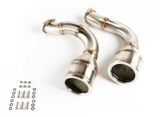 CTS Turbo® SQ7/SQ8/RSQ8/Urus/Bentayga/Cayenne 4.0L 304SS 3" High-Flo 200 Cell Catalytic Converters