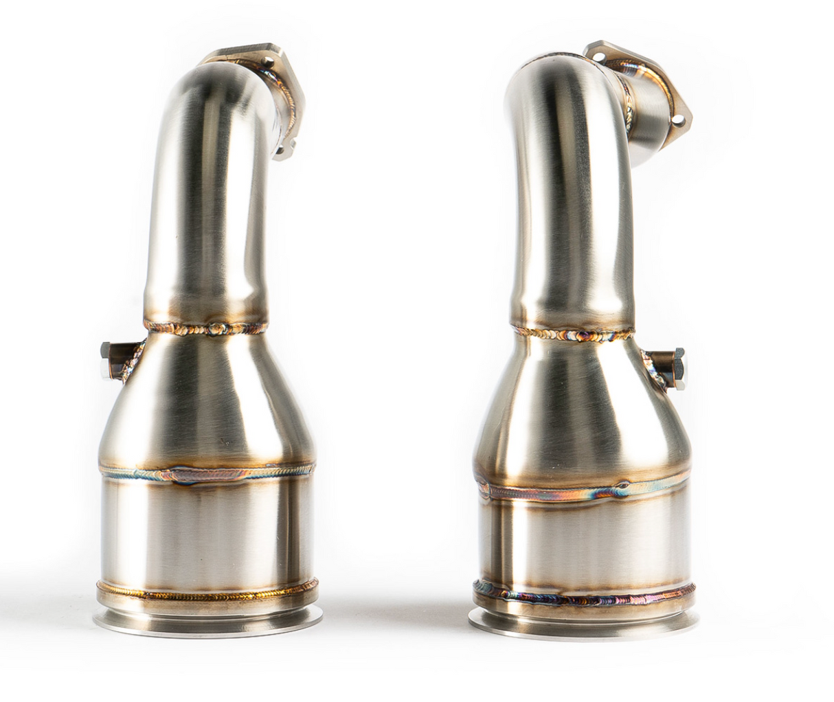 CTS Turbo® SQ7/SQ8/RSQ8/Urus/Bentayga/Cayenne 4.0L 304SS 3" High-Flo 200 Cell Catalytic Converters