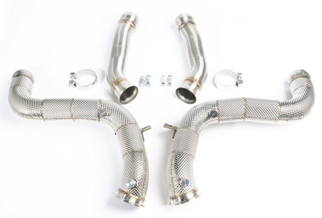 CTS Turbo® (15-21) Mercedes-Benz AMG C63/C63S M177 W205 304SS 3" Catless Dowpipe Set