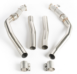 CTS Turbo® (19+) Audi RS6 C8/RS7 4K8 4.0L 304SS 3" Mid-Pipes with Resonator Delete Kit