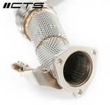 CTS Turbo® (19+) Audi RS6 C8/RS7 4K8 4.0L 304SS 3" Mid-Pipes with Resonator Delete Kit