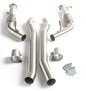 CTS Turbo® (20+) Audi SQ7/SQ8/RSQ8 4.0L 4M 304SS 3" Resonator Delete Kit