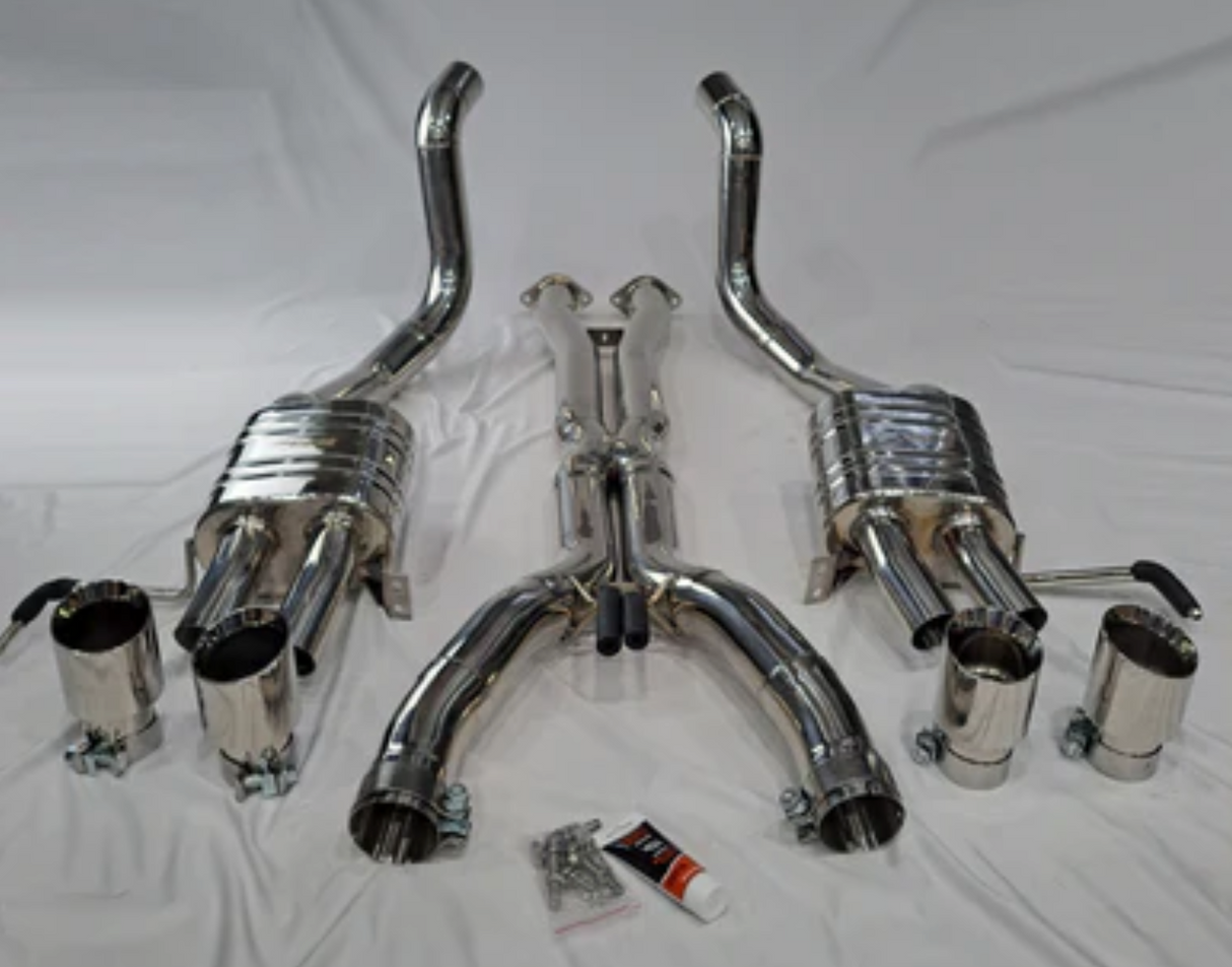 Cornerstone Chevrolet Corvette C7 Cat-Back Exhaust Quad 4" OD Tips

