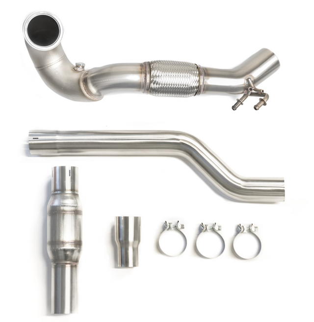 CTS Turbo® (18-25) Audi Q3/Volks Tiguan EA888 304SS 3.5" Catted Mid-Pipe Kit