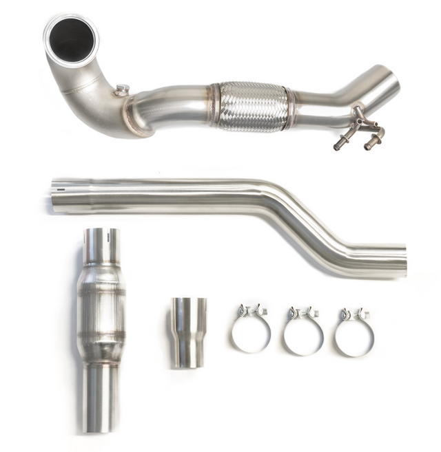 CTS Turbo® (15-21) Audi A3/S3/TT/ Volks Golf R 304SS 3.5" Catted Mid-Pipe Kit