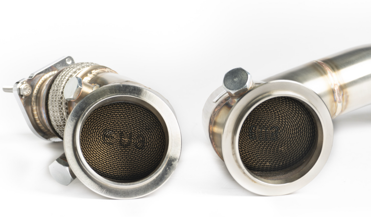 CTS Turbo® (14-20) BMW M2C/M3/M4 S55B30 304SS 3" High-Flow Catted Down Pipe Set