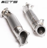 CTS Turbo® (09-24) Nissan GT-R R35 304SS 3.5" Catless Down Pipe Set