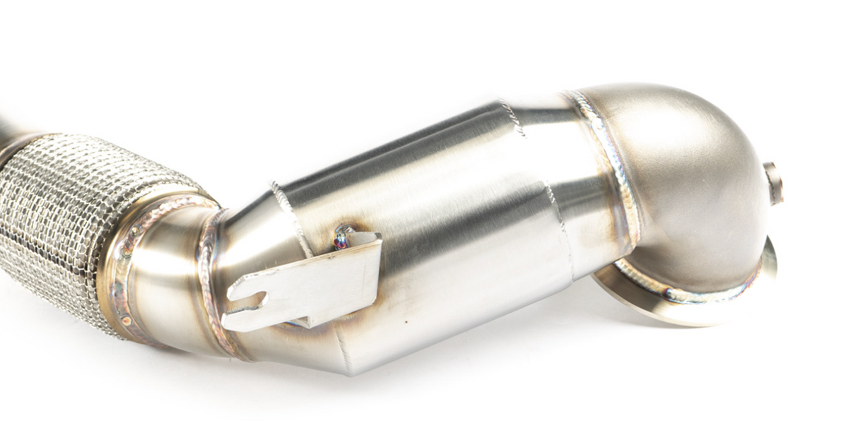 CTS Turbo® (22+) Audi A3/Golf GTI EA2888 EVO4 304SS 3.5" Cated Down Pipe Set