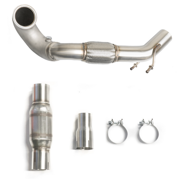 CTS Turbo® (15-22) Audi A3/Golf/GTI/GLI 304SS 3.5" Catted Mid-Pipe Kit