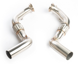 CTS Turbo® (14-19) BMW X5M/X6M F85/F86 304SS 3" Catless Exhaust Down Pipe Set