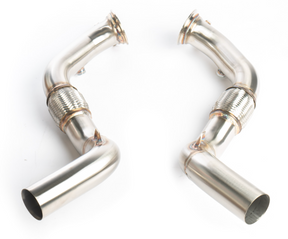 CTS Turbo® (14-19) BMW X5M/X6M F85/F86 304SS 3" Catless Exhaust Down Pipe Set
