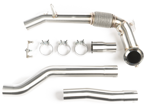 CTS Turbo® (21+) Audi S3 8Y/Volks Golf R MK8 EA888 EV04 Catless Down Pipe Kit