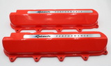 Katech® Gen 5 LT Valve Covers - Chevy Orange, Dry Sump/Slotted