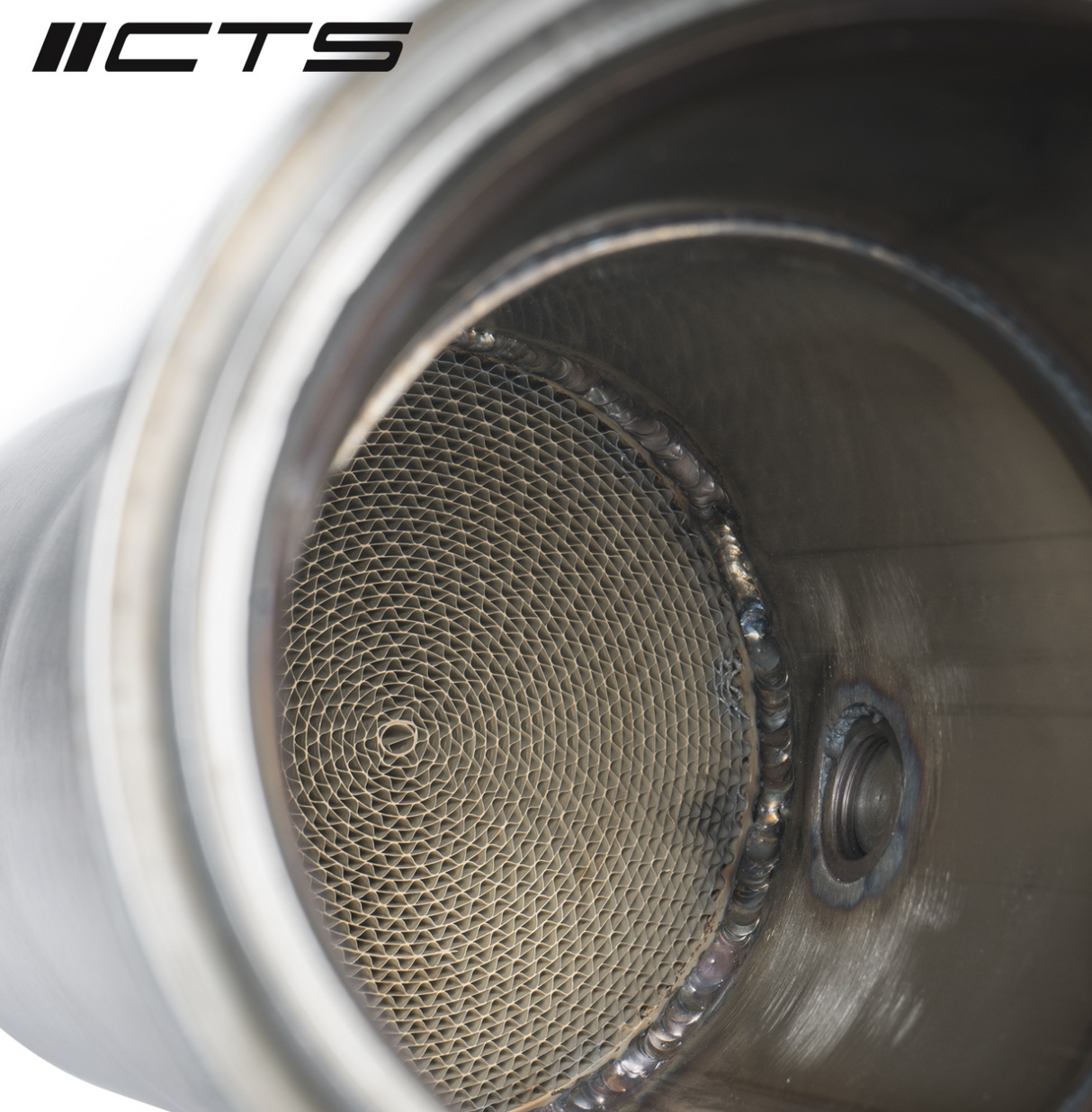 CTS Turbo® (19+) BMW Z4/Toyota GR Supra 304SS 4.5" 200 Cell Catted Down Pipe