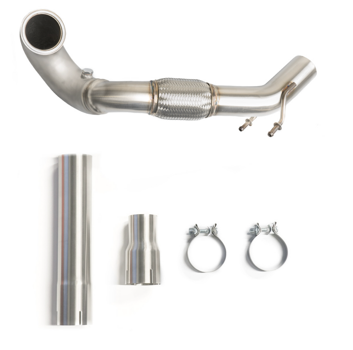 CTS Turbo® (15-22) Audi A3/Golf/GTI/GLI 304SS 3.5" Catless Down Pipe Kit