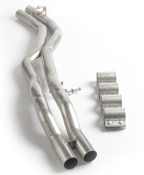 CTS Turbo® (18-24) Audi SQ5 3.0L 304SS 3" Exhaust Resonator Delete Pipes