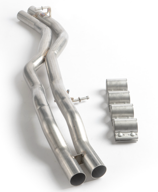 CTS Turbo® (18-24) Audi SQ5 3.0L 304SS 3" Exhaust Resonator Delete Pipes