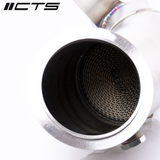 CTS Turbo® (12-16) BMW M135i/M235i/335i/435i N55B30 304SS 4" 200 Cell Catted Down Pipe with Electronic Wastegate