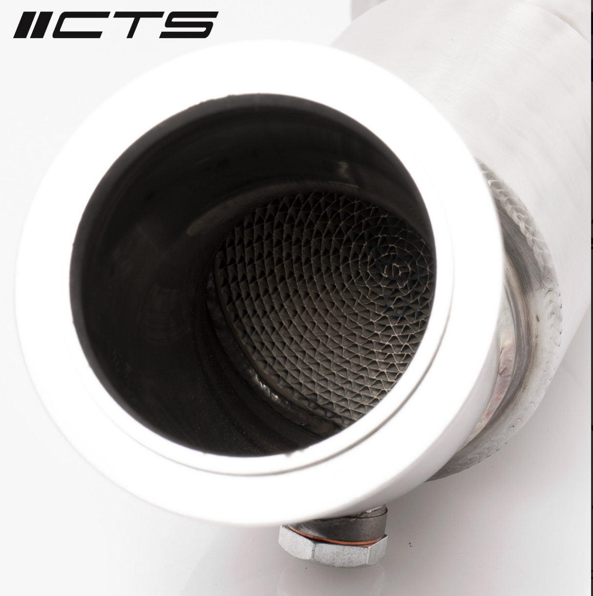 CTS Turbo® (12-16) BMW M135i/M235i/335i/435i N55B30 304SS 3.5" 200 Cell Catted Down Pipe with Pneumatic Wastegate