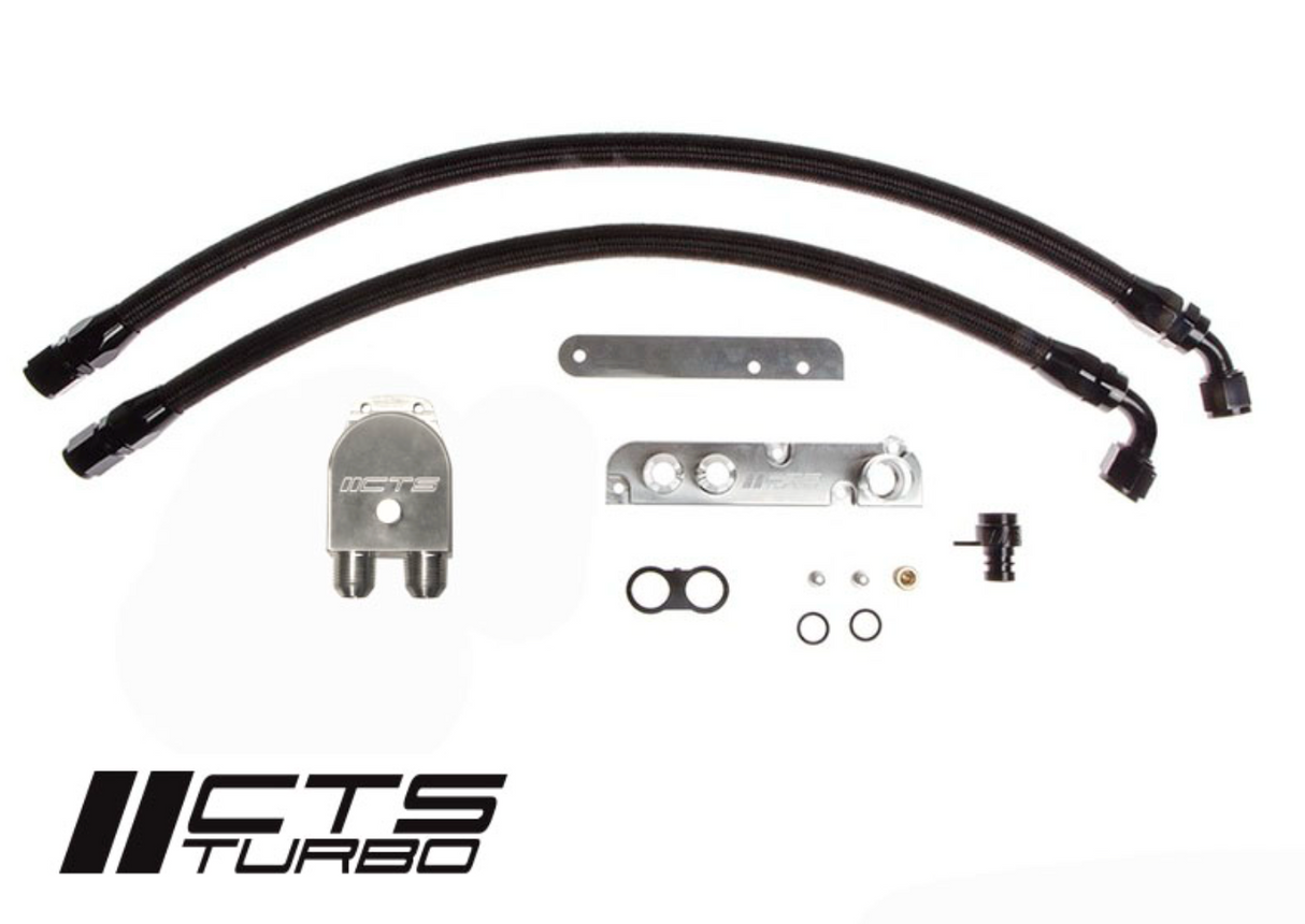 CTS Turbo® (04-08) Audi A4 2.0L Billet Oil Catch Can Kit