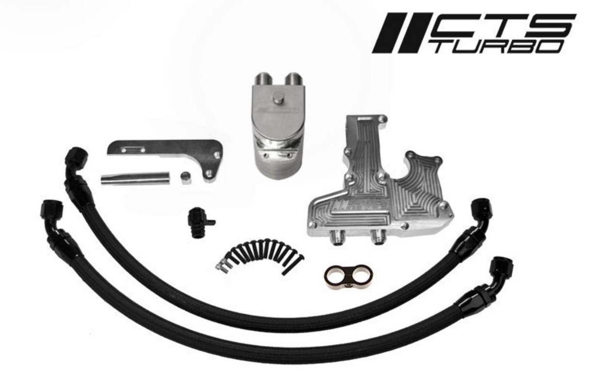 CTS Turbo® (09-17) Audi Q3/Volks Tiguan 2.0L Billet Oil Catch Can Kit