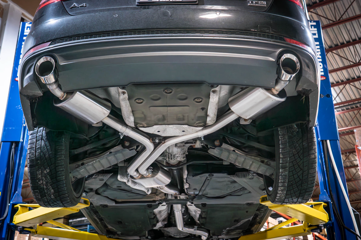 CTS Turbo® (17-24) Audi A4/Allroad 2.0L 304SS 3" Cat-Back Exhaust with 4" OD Tips