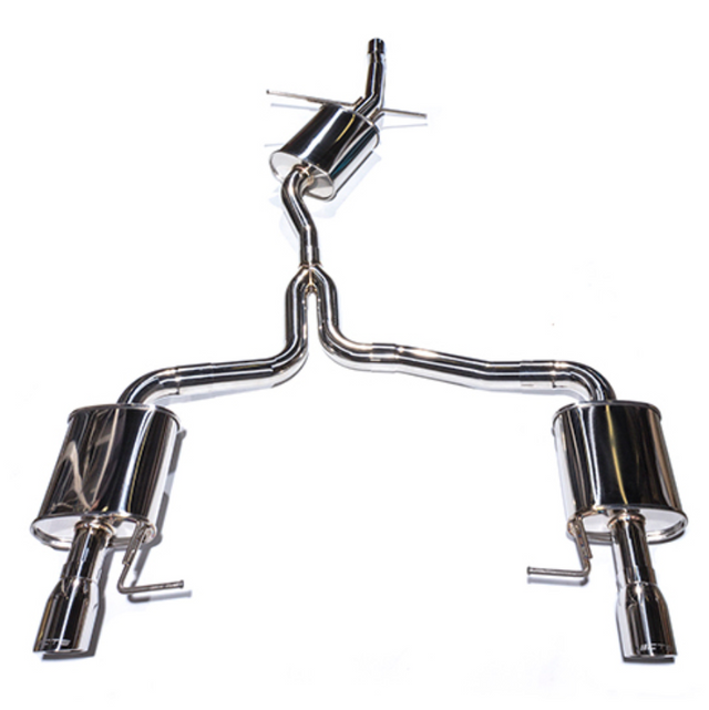 CTS Turbo® (09-16) Audi A4 B8/B8.5 2.0L 304SS 3" Cat-Back Exhaust with 4" OD Tips