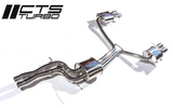 CTS Turbo® (10-16) Audi S4 B8/B8.5 304SS 3" Cat-Back Exhaust with Quad 4" OD Tips