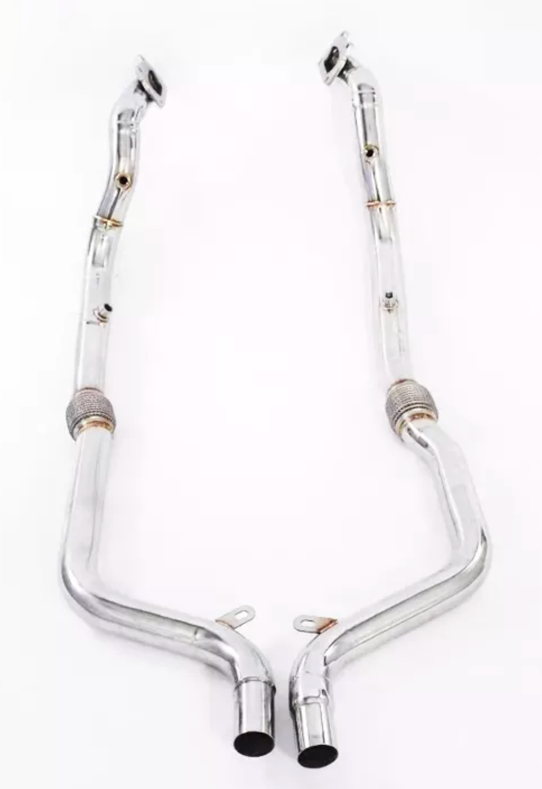 King Racing® (15-23) Dodge Challenger V6 304SS 3" Catted Exhaust Mid-Pipes