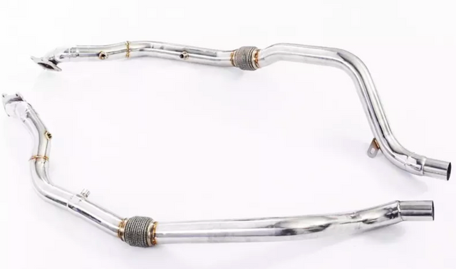 King Racing® (15-23) Dodge Challenger V6 304SS 3" Catted Exhaust Mid-Pipes