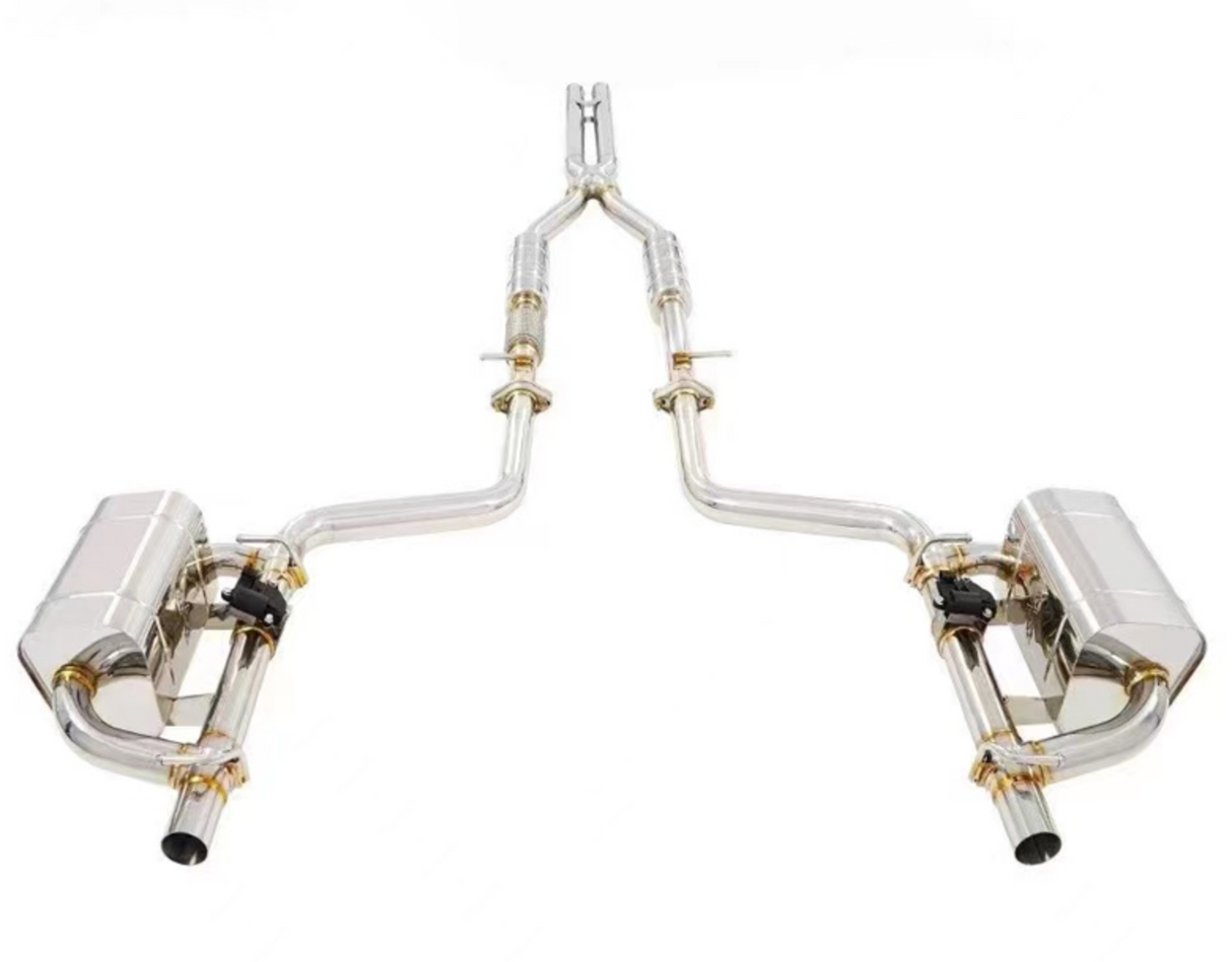 King Racing® (15-23) Dodge Challenger 304SS 3" Cat-Back Exhaust with Valved Mufflers