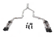 King Racing® (15-23) Dodge Challenger SRT 304SS 3" Valved Cat-Back Exhaust with Quad 4" OD Tips