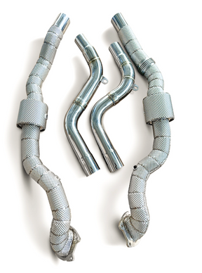 King Racing® (15-23) Dodge Challenger V6 304SS 3" Catted/Insulated Exhaust Mid-Pipe Set