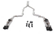 King Racing® (15-23) Dodge Charger SRT 304SS 3" Valved Cat-Back Exhaust with Quad 4" OD Tips