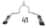King Racing® (15-23) Dodge Charger SRT 304SS 3" Valved Cat-Back Exhaust with Quad 4" OD Tips