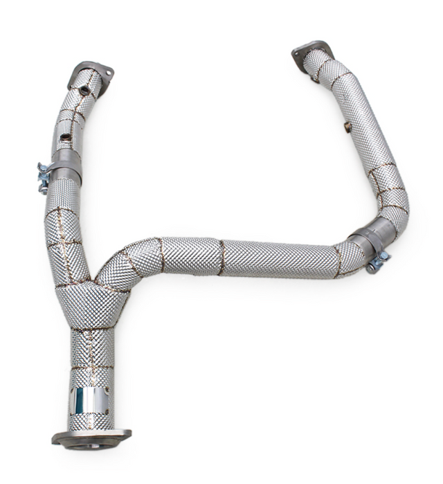 2019-2026 RAM 1500 5.7L Catless Exhaust Y-Pipe with Heat Insulation La…

