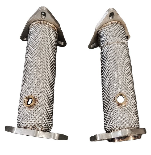 King Racing® (20+) Chevrolet Corvette C8 304SS 3" Catless Exhaust Mid-Pipes