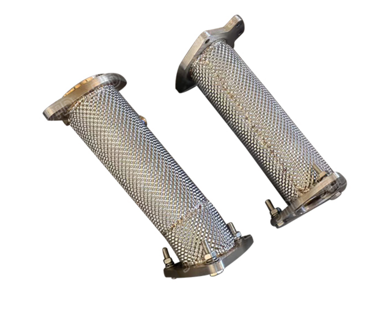 King Racing® (20+) Chevrolet Corvette C8 304SS 3" Catless Exhaust Mid-Pipes