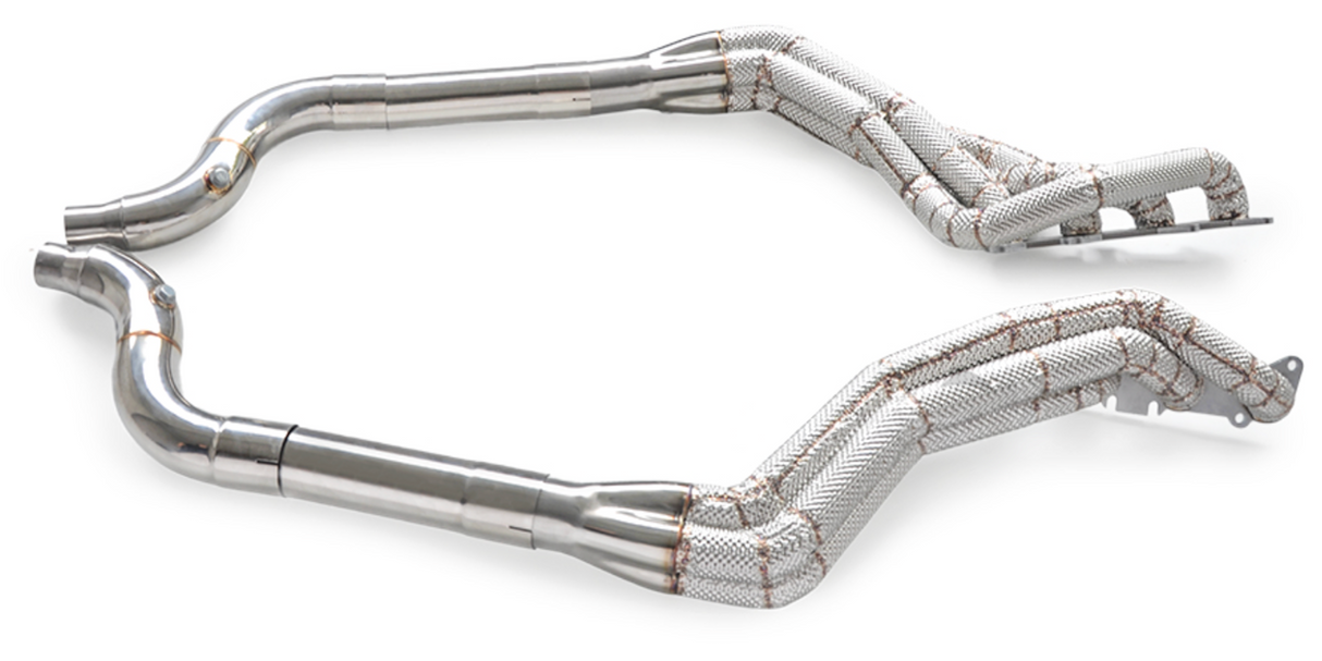 Ford Mustang GT 5.0L Long Tube Exhaust Headers Catless Mid-Pipes

