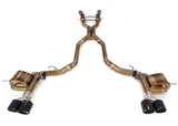 King Racing® (18-21) Jeep Grand Cherokee Trackhawk Titanium Valved 3" Cat-Back Exhaust with Quad 4" OD Tips