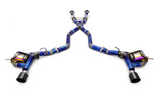 King Racing® (12-21) Jeep Grand Cherokee SRT Titanium Valved 3" Cat-Back Exhaust with Dual 4" OD Tips