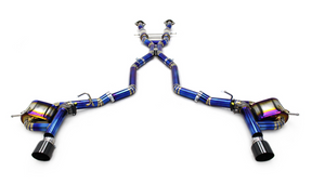 King Racing® (12-21) Jeep Grand Cherokee SRT Titanium Valved 3" Cat-Back Exhaust with Dual 4" OD Tips