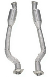 King Racing® (12-21) Jeep Grand Cherokee SRT 304SS 3" 200 Cell Catted Mid-Pipes with Heat Wrap