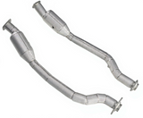 King Racing® (12-21) Jeep Grand Cherokee SRT 304SS 3" 200 Cell Catted Mid-Pipes with Heat Wrap