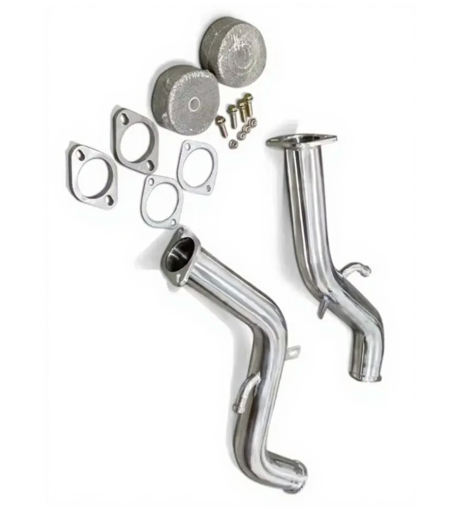 King Racing® (16-23) Infiniti Q50/Q60 3.0T 304SS 3" Catless Exhaust Down Pipes