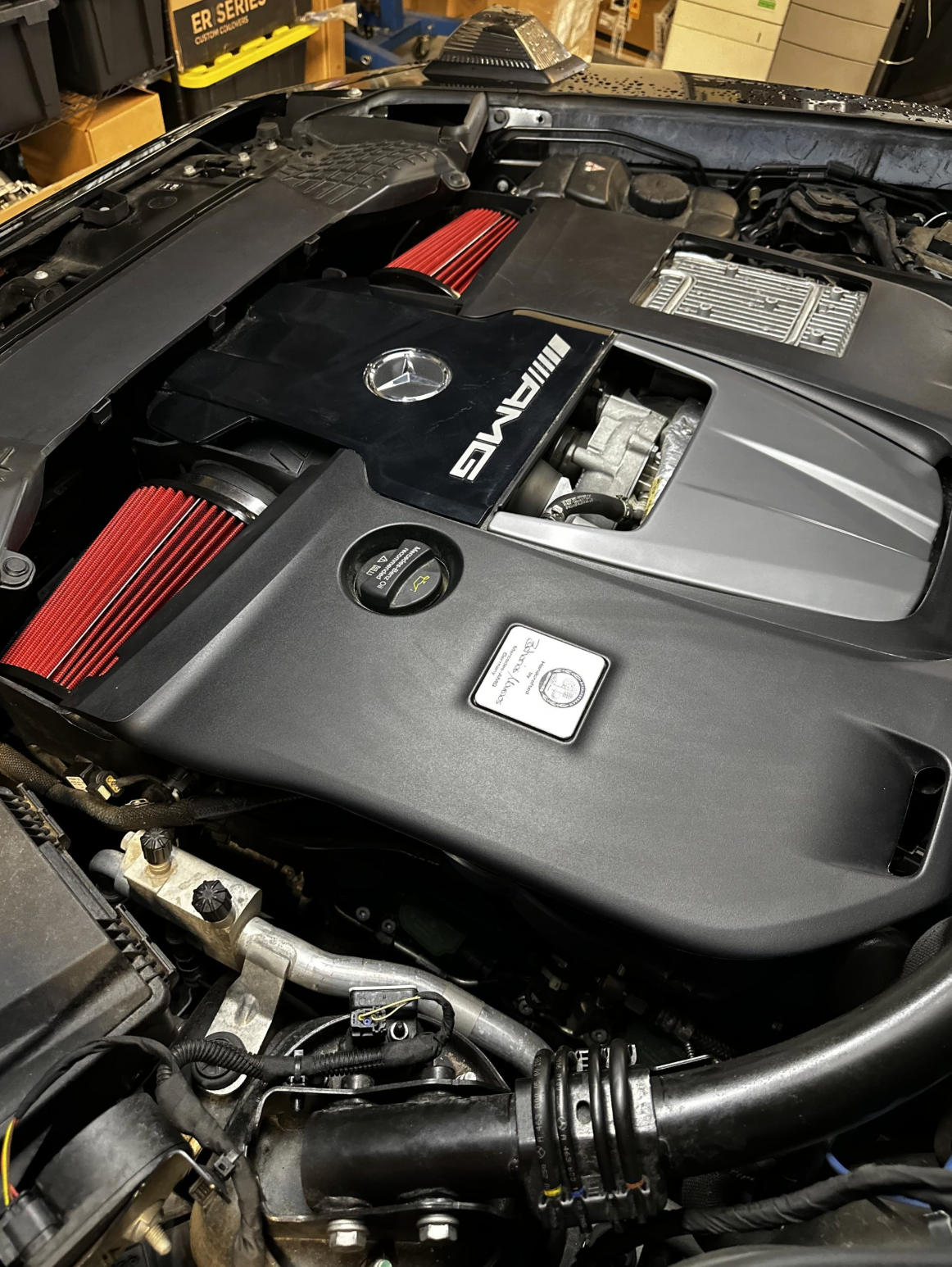 CTS Turbo® (17+) Mercedes AMG E63/G63/GLE63 M177 Cold Air Intake System with Oiled Filters